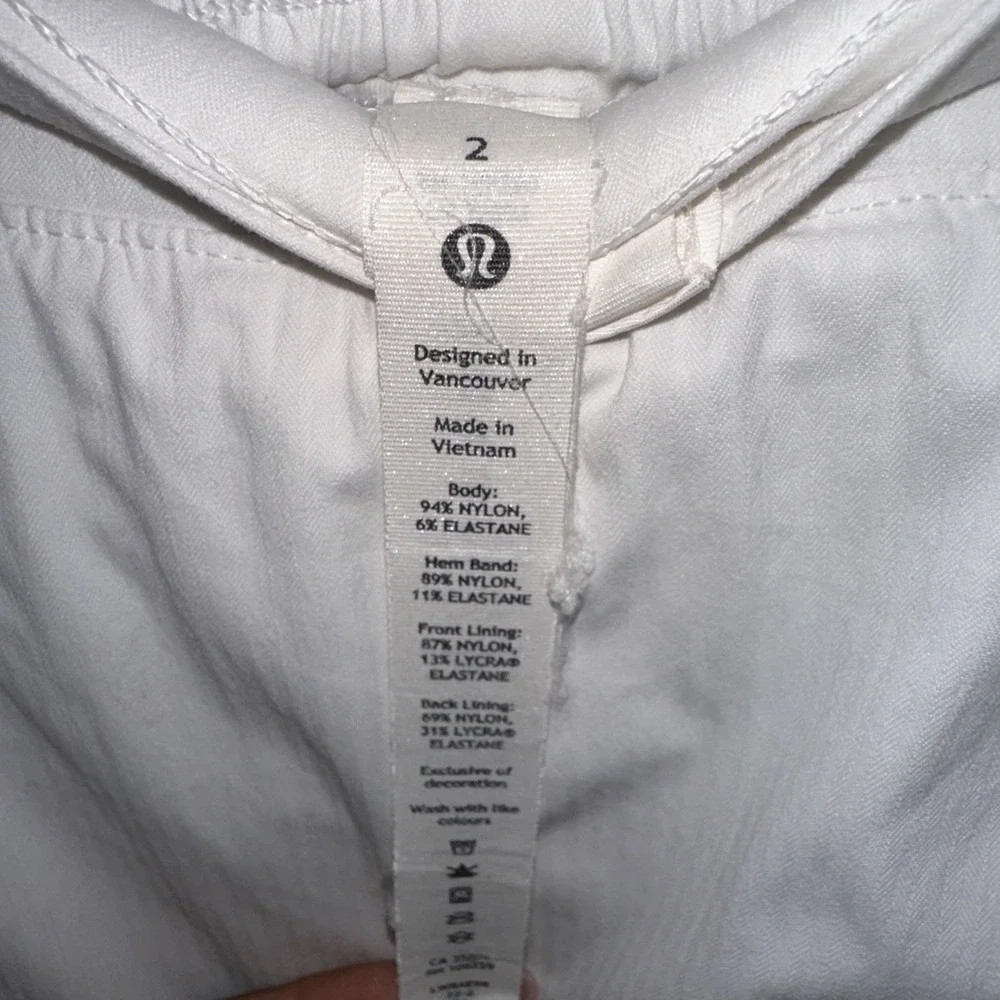 Women's Lululemon Hotty Hot HR White Skirt Long Size‎ 2